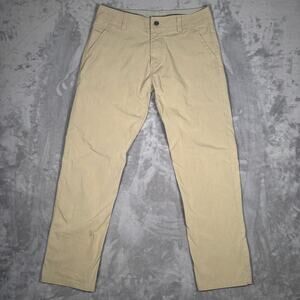 Kuhl Slax Pants Khaki Klassik Fit Stretch Hiking Chino Size 33x30